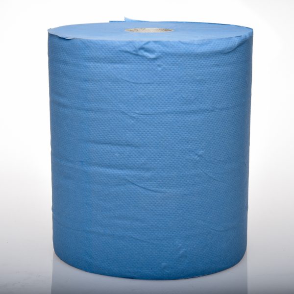 Stella Auto Cut Towel 2Ply Embossed Blue 195w, 150m x 6/ctn